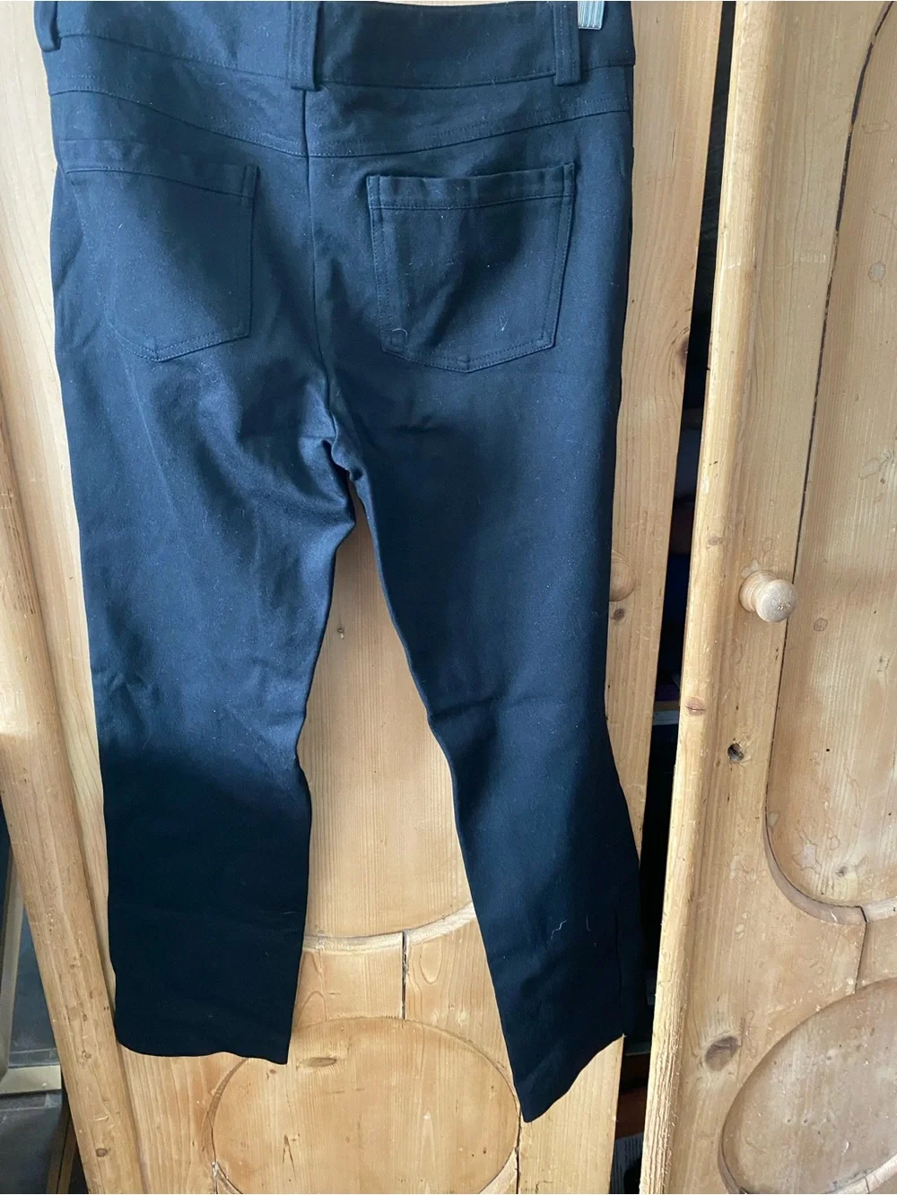 INC International Concepts women Black Slim Straight slacks